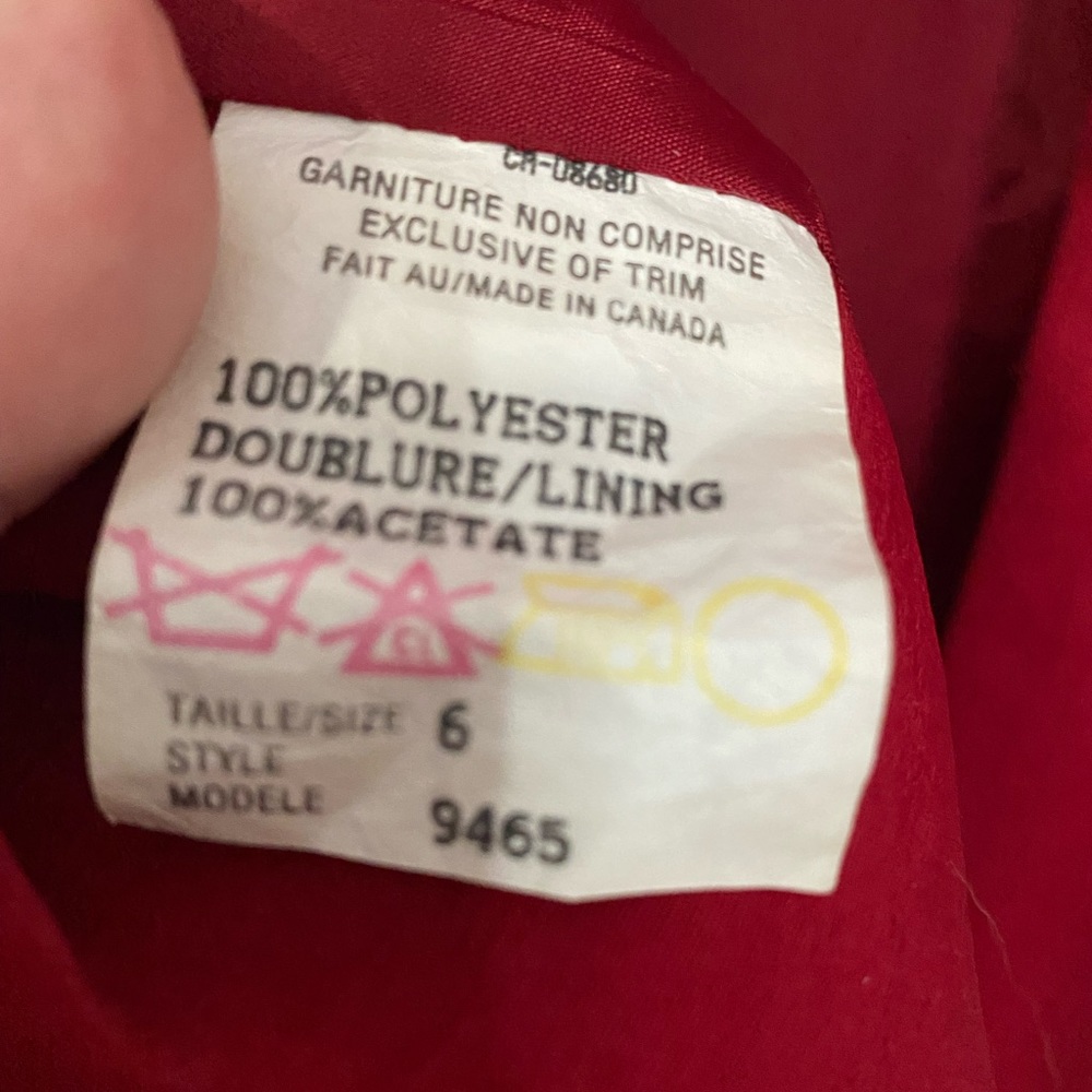 VINTAGE ASIAN RED JACKET BY GLENSPORT - Picture 8 of 8